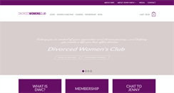 Desktop Screenshot of divorcedwomensclub.com.au