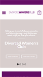 Mobile Screenshot of divorcedwomensclub.com.au